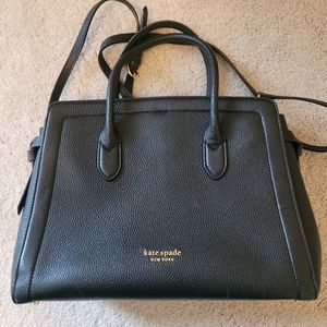 Black Kate Spade New York Knott tote